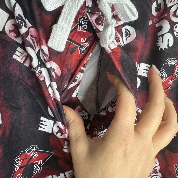 DC COMICS SUICIDE SQUAD NWT Men’s Pajama Pant Drawstring Closure Button Front XL - Picture 6 of 6